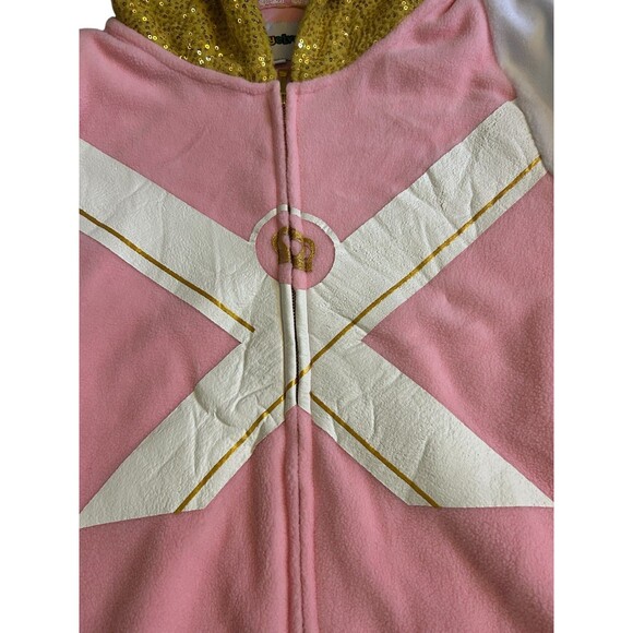 Tipsy Elves Rose Champagne Bottle Costume Hoodie Dress Zip Up Size 3XL - Picture 9 of 9